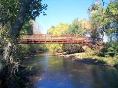 Oyster Creek Bridge in one of Sugar Lands many beautiful parks