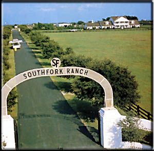 The world famous Southfork Ranch known for its exposure on the hit show "Dallas"