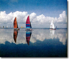 Sailing in Port Isabel